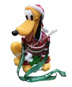 Best deal 🎁 Disney Popcorn Bucket - Santa Pluto - Red Ugly Sweater 🎉