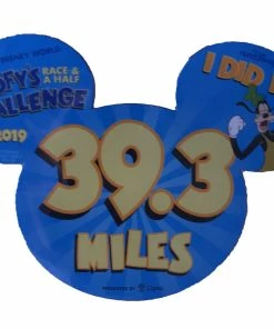 Coupon ???? Disney Auto Magnet - 2019 Goofy Challenge Marathon - 39.3 Miles ⌛