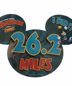 Budget ???? Disney Auto Magnet - 2019 Marathon - 26.2 Miles ????