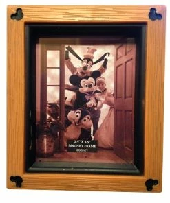Discount ???? Disney Photo Frame Magnet - Mickey Mouse Icons - Wood ????