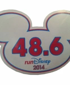 Hot Sale 💯 Disney Auto Magnet - 2014 RunDisney Mickey Mouse 48.6 - Small 🛒