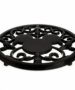 Hot Sale 😀 Disney Metal Trivet - Gourmet Mickey Mouse Icon Hot Pad - Black 🤩