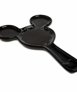 New 🎉 Disney Spoon Rest - Gourmet Mickey Mouse Icon - Black 🧨
