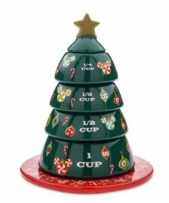 Flash Sale ⭐ Disney Measuring Cup Set - Mickey ???? Christmas Tree Stacking ????