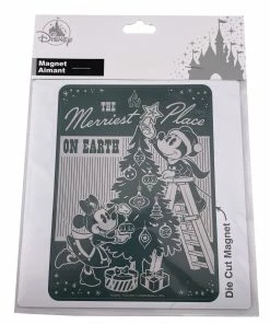 Brand new 🎉 Disney Magnet - Santa Mickey And Minnie Mouse - Large 🌟