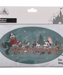 New ⌛ Disney Magnet - Happy Holidays - Mickey And Friends - Large 🔔