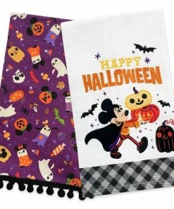 New ???? Disney Kitchen Towel Set - 2021 ???? Halloween - Mickey & Friends ????
