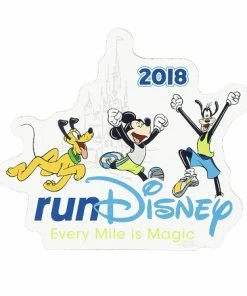 Budget ✔️ Disney Auto Magnet - 2018 Run Disney - Mickey And Friends ????