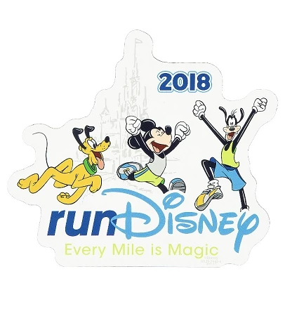 Budget ✔️ Disney Auto Magnet - 2018 Run Disney - Mickey And Friends ???? 3 Budget ✔️ Disney Auto Magnet - 2018 Run Disney - Mickey And Friends ????