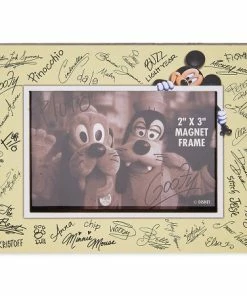 Cheap ✨ Disney Photo Frame Magnet - Mickey Mouse Signatures 👏