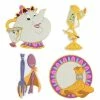 Wholesale ???? Disney Magnet Set - Beauty And The Beast - Set Of 4 ???? -Disney KitchenMagnets shop img 080fv44