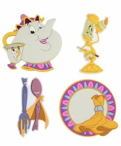 Wholesale 😍 Disney Magnet Set - Beauty And The Beast - Set Of 4 🔥