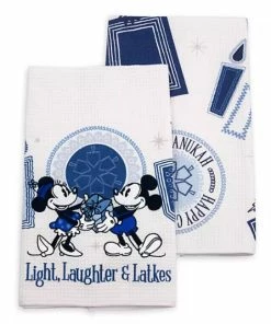 Deals ???? Disney Kitchen Towel Set - Mickey And Minnie Mouse Chanukah ????