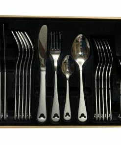 Cheap ???? Disney Flatware Set - Mickey Mouse Silhouette - Satin Finished ⭐