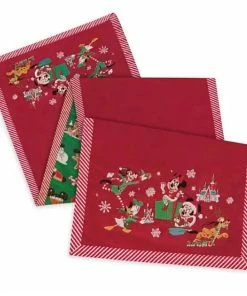 Cheap ???? Disney Table Runner - Holiday Mickey And Friends - Reversible ????