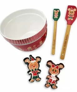 Flash Sale ???? Disney Baking Bowl Set - Mickey And Friends Gingerbread Holiday ✨
