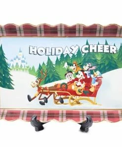 Outlet ???? Disney Serving Tray - Holiday Mickey Mouse And Friends ????