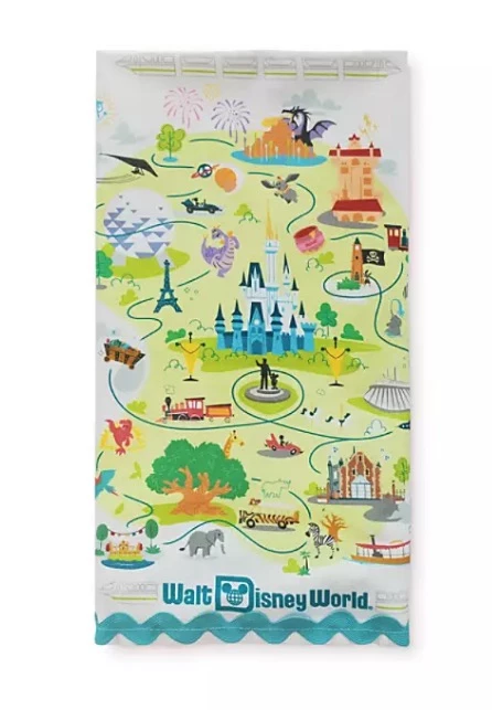 Hot Sale ???? Disney Kitchen Towel - Walt Disney World Map ???? 3 Hot Sale ???? Disney Kitchen Towel - Walt Disney World Map ????