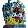 Coupon 😉 Disney Magnet - Mickey Mouse & Friends With Castle ⭐ -Disney KitchenMagnets shop sc150966