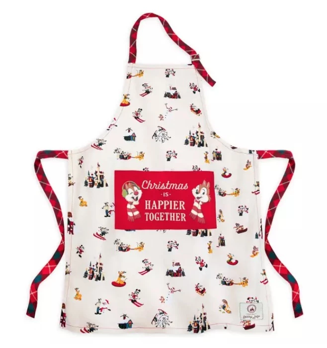 Discount π Disney Holiday Apron - Walt's Holiday Lodge - Mickey & Friends β¨ 3 Discount π Disney Holiday Apron - Walt's Holiday Lodge - Mickey & Friends β¨