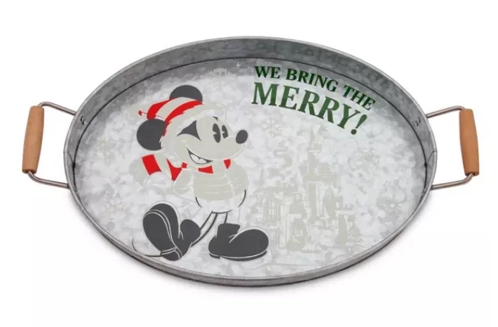 Best Pirce ???? Disney Holiday Serving Tray - Walt's Holiday Lodge - Santa Mickey ???? 3 Best Pirce ???? Disney Holiday Serving Tray - Walt's Holiday Lodge - Santa Mickey ????