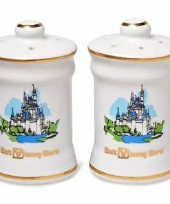 Best Pirce ✔️ Disney Salt & Pepper Shaker Set - Disney World 50th Anniversary 🔔