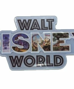 Brand new 🧨 Disney Magnet - Walt Disney World Logo - Plastic ✔️