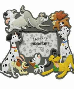 Top 10 ✔️ Disney Photo Frame Magnet - Disney 🐕 Dogs - Gray ✨