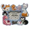 Promo 😀 Disney Photo Frame Magnet - Disney Cats - Blue ✔️ -Disney KitchenMagnets shop scp151809