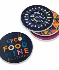 New ???? Disney Coaster Set - 2022 Food And Wine Festival - Set Of 4 ????