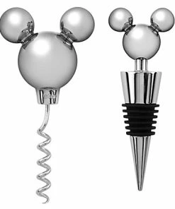 New 🛒 Disney Corkscrew And Bottle Stopper Set - Mickey Mouse Icon 🛒
